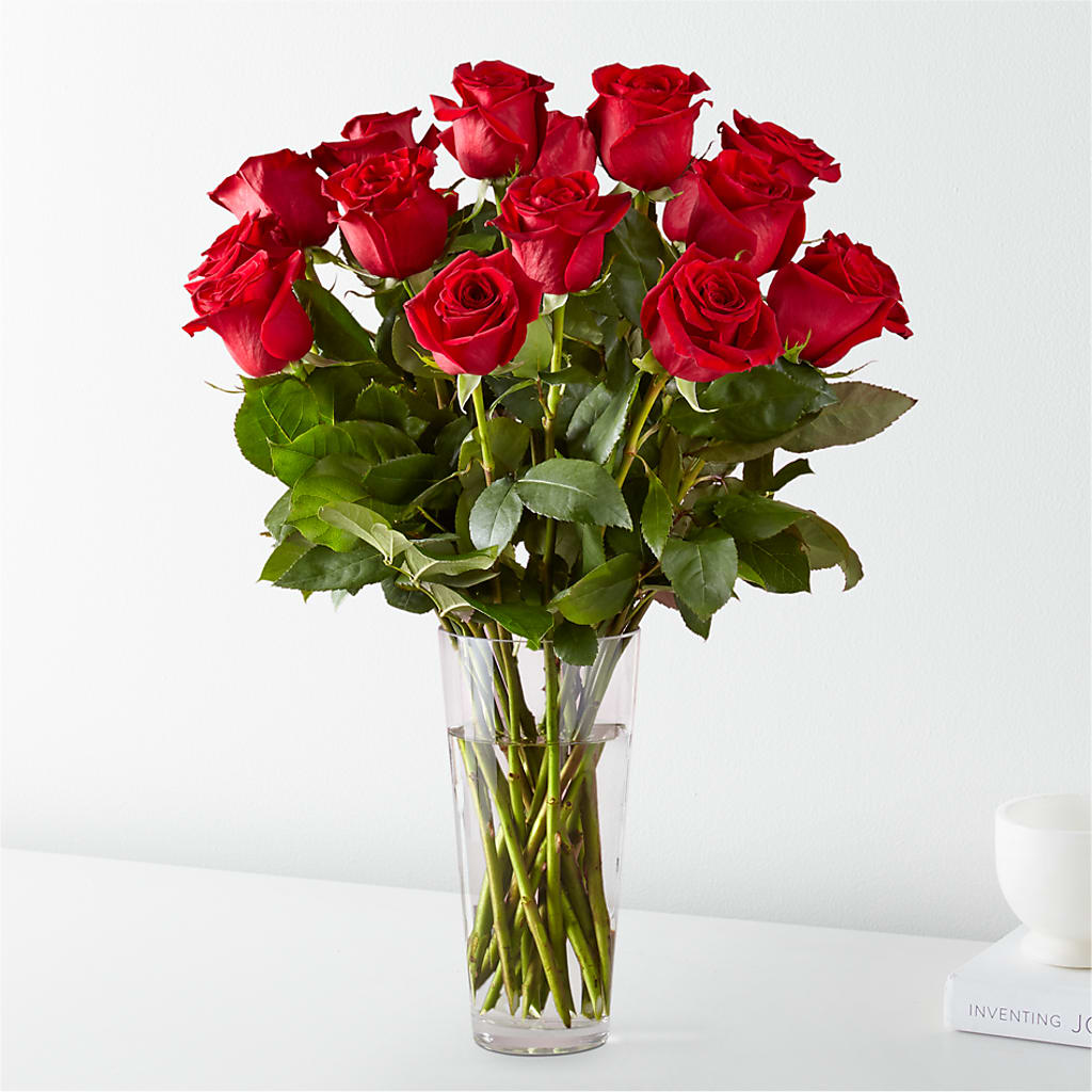 Long Stem Red Rose Bouquet – Greater Fayetteville Flower Shop, Springdale AR