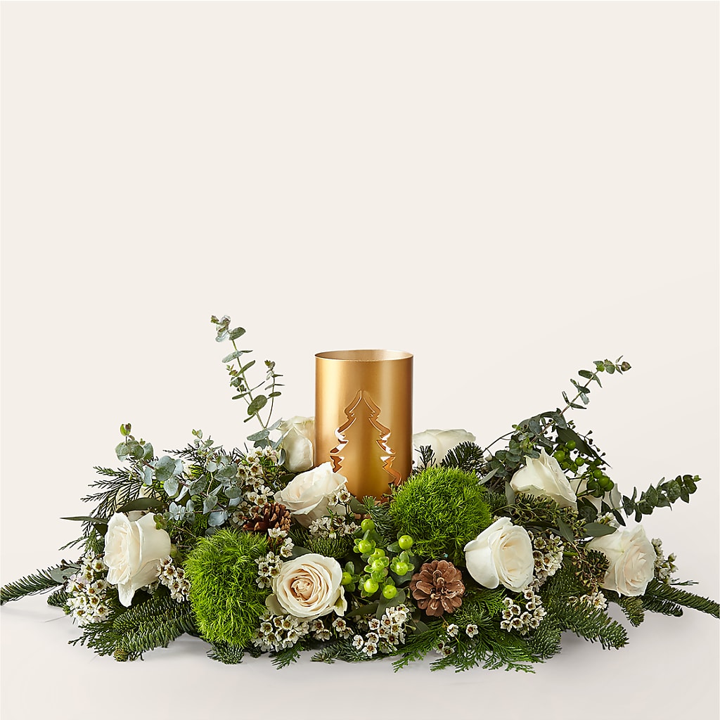 Chestnuts Roasting Centerpiece – Greater Fayetteville Flower Shop, Springdale AR