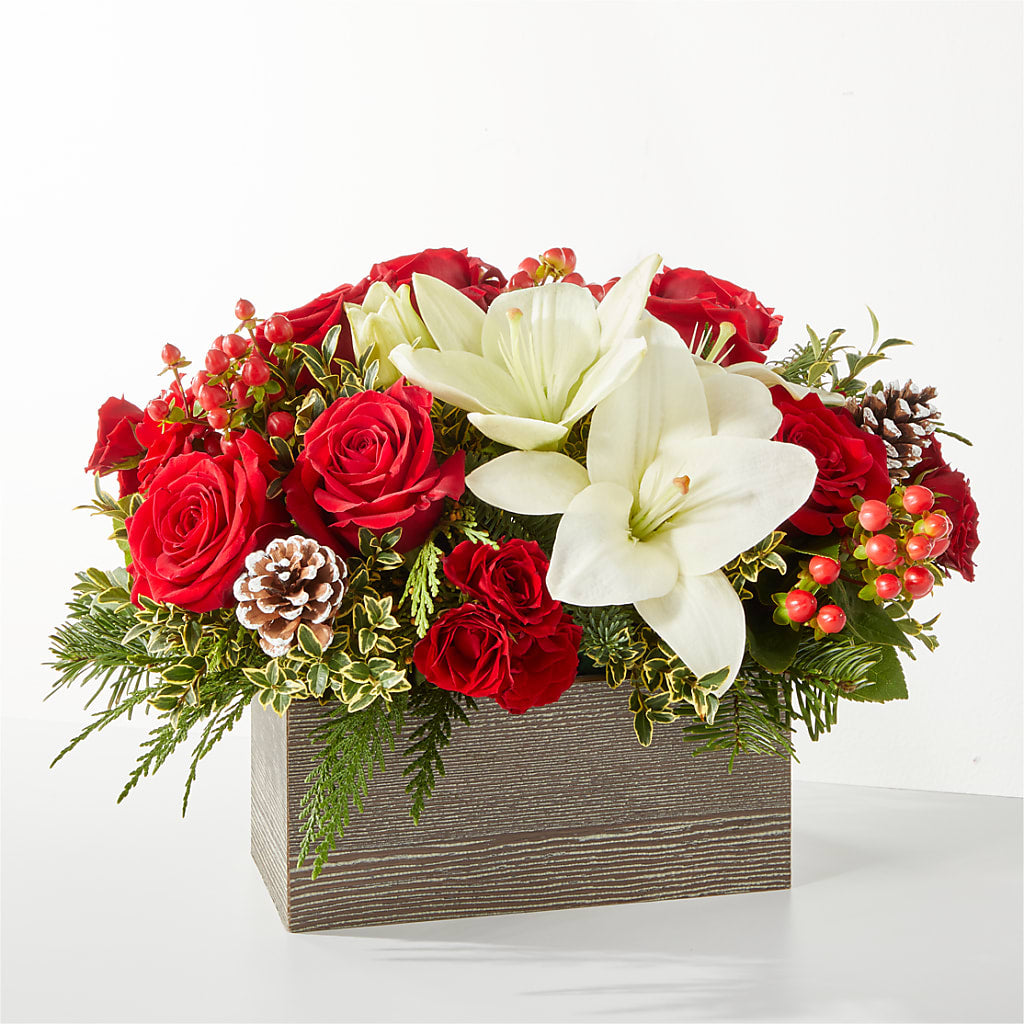 Snowy Wonderland Bouquet – Greater Fayetteville Flower Shop, Springdale AR