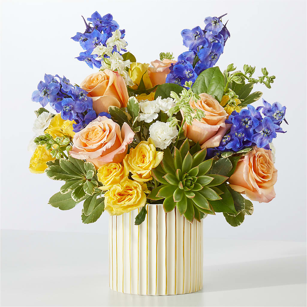Cobalt Reverie Bouquet – Greater Fayetteville Flower Shop, Springdale AR