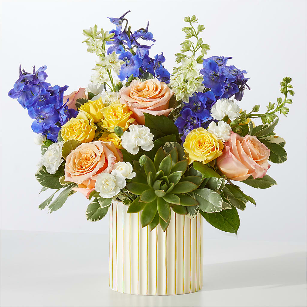 Cobalt Reverie Bouquet – Greater Fayetteville Flower Shop, Springdale AR