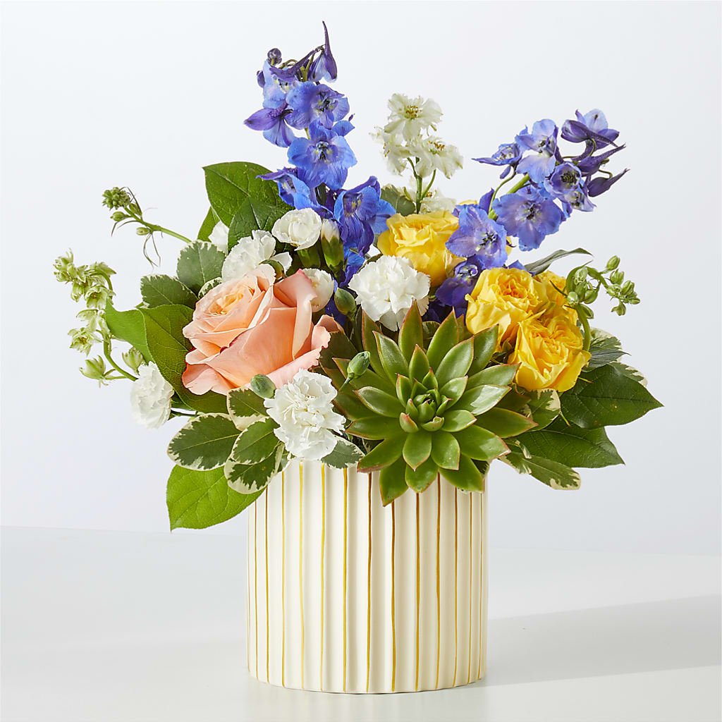Cobalt Reverie Bouquet – Greater Fayetteville Flower Shop, Springdale AR