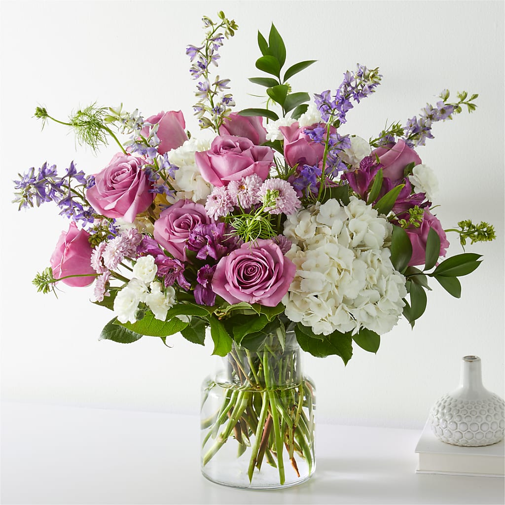 Violet Caress Bouquet – Greater Fayetteville Flower Shop, Springdale AR