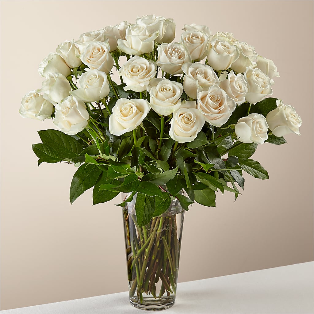 Long Stem White Rose Bouquet – Greater Fayetteville Flower Shop, Springdale AR