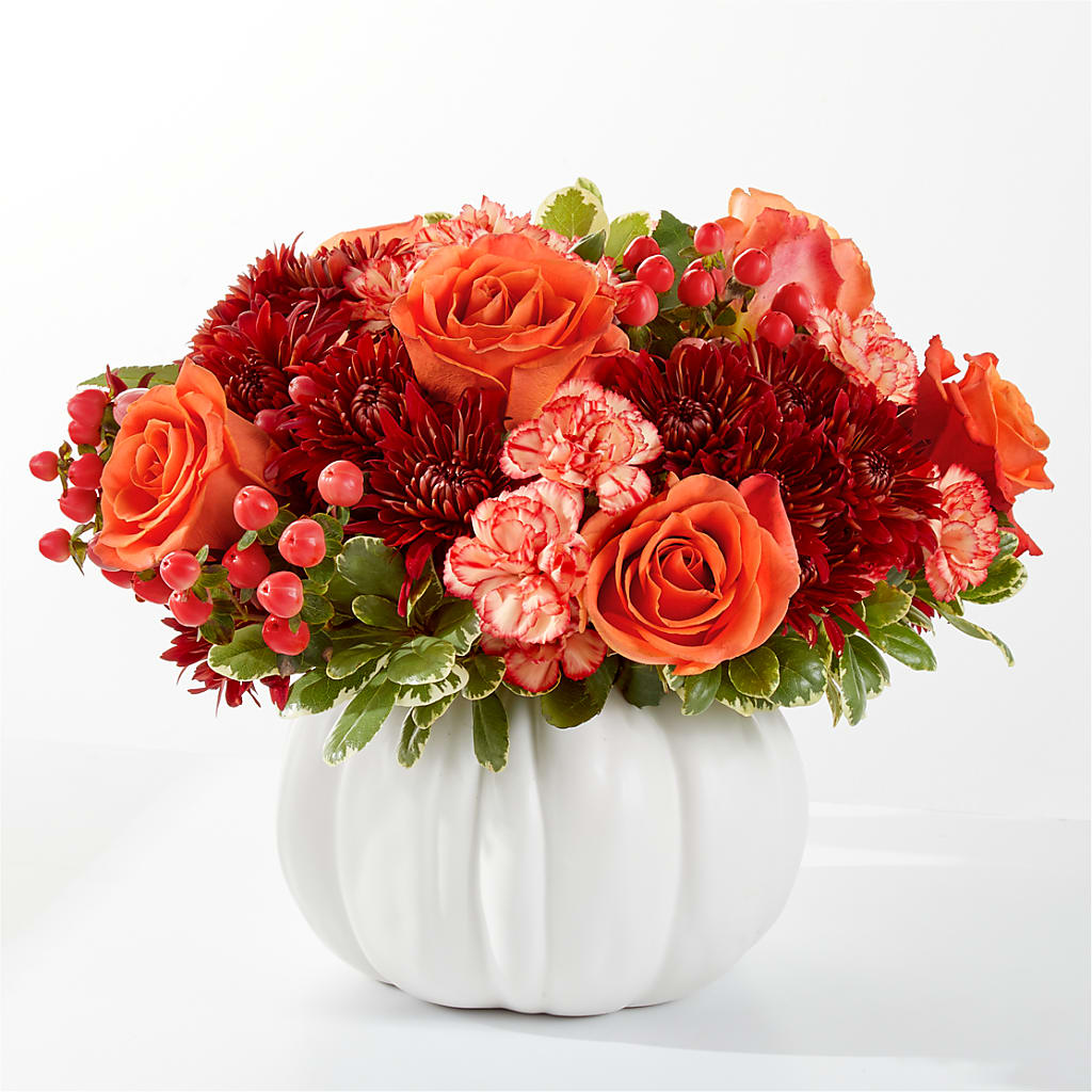 Autumn Air Pumpkin Bouquet – Greater Fayetteville Flower Shop, Springdale AR