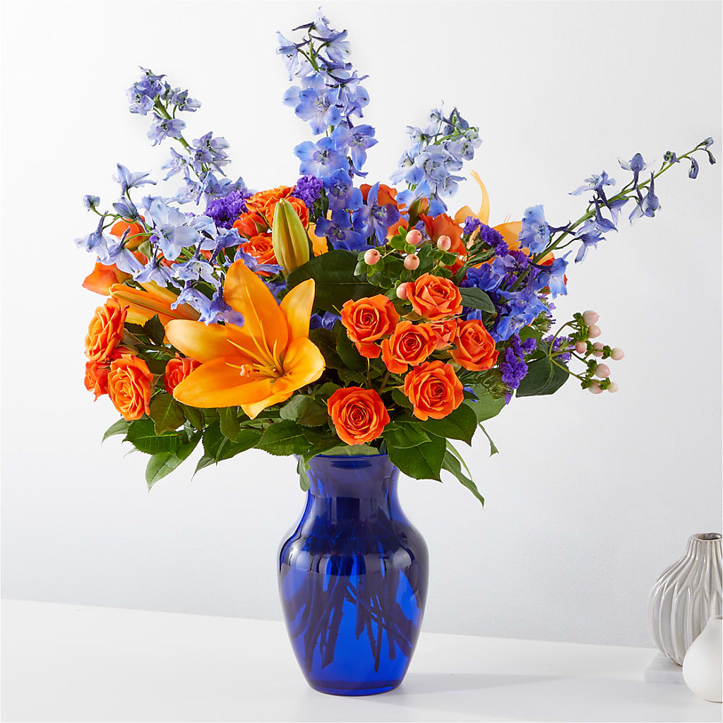 Radiant Citrus Bouquet – Greater Fayetteville Flower Shop, Springdale AR