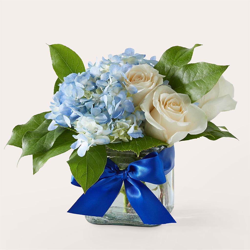 Sky Blue Delight Bouquet – Greater Fayetteville Flower Shop, Springdale AR