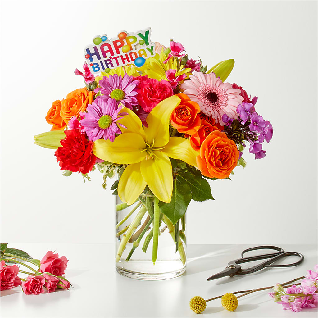 Cue the Confetti - A Florist Original – Greater Fayetteville Flower Shop, Springdale AR