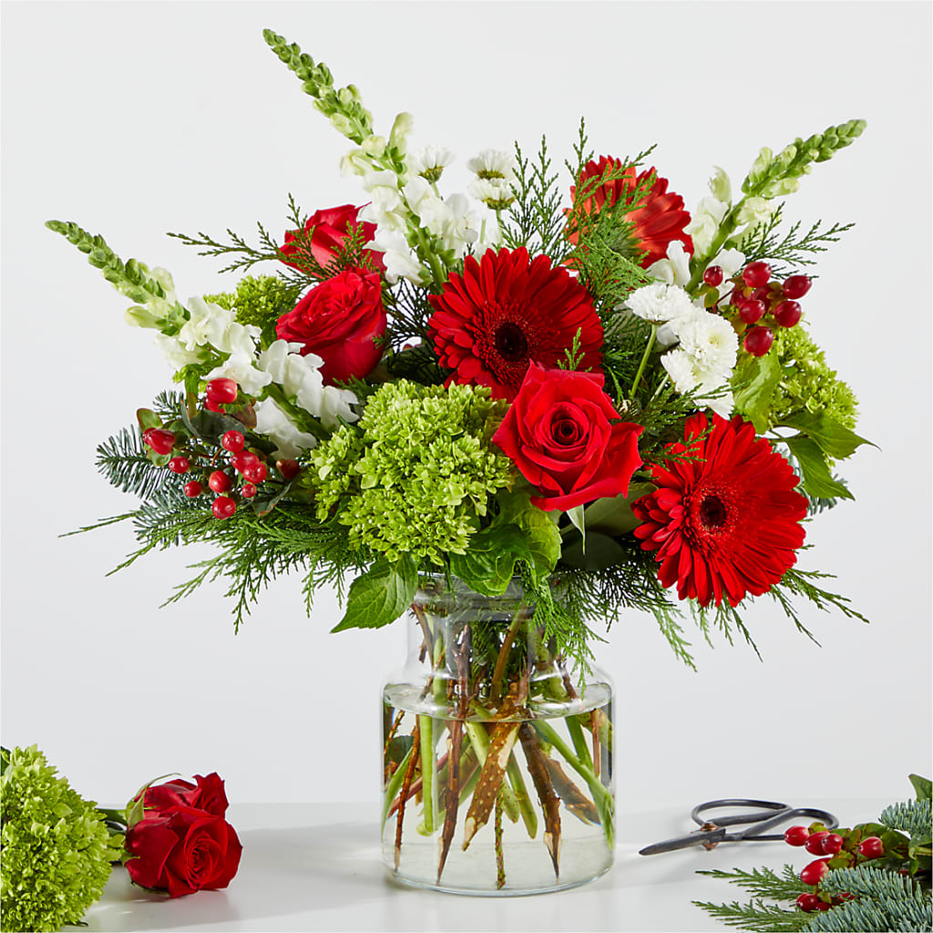 Merry Moment Bouquet – A Florist Original – Greater Fayetteville Flower Shop, Springdale AR