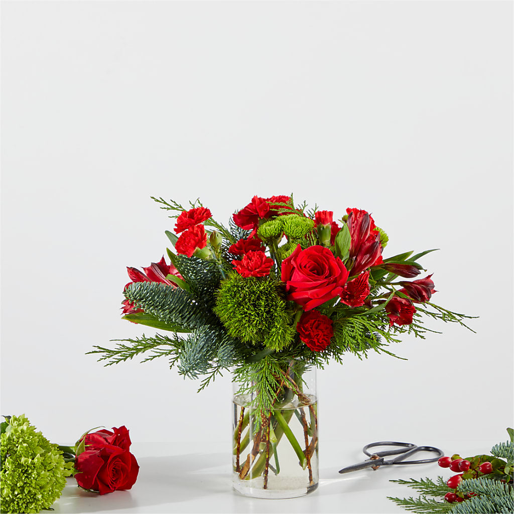 Merry Moment Bouquet – A Florist Original – Greater Fayetteville Flower Shop, Springdale AR