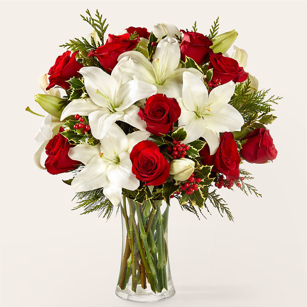 Sparkling Snowflakes Bouquet – Greater Fayetteville Flower Shop, Springdale AR