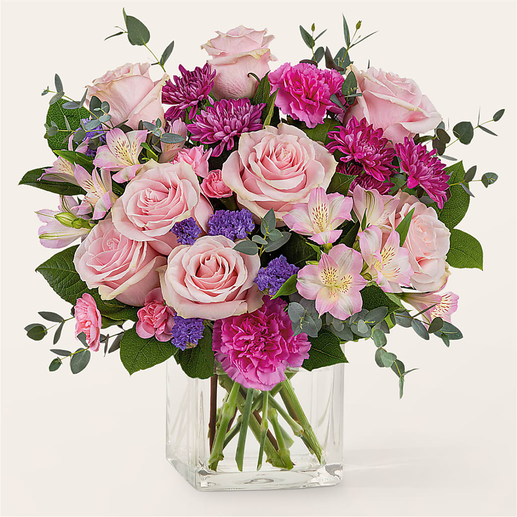 Rosy Radiance Bouquet – Greater Fayetteville Flower Shop, Springdale AR