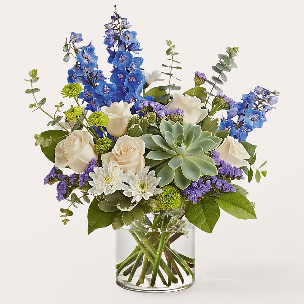 Cerulean Waves Bouquet – Greater Fayetteville Flower Shop, Springdale AR