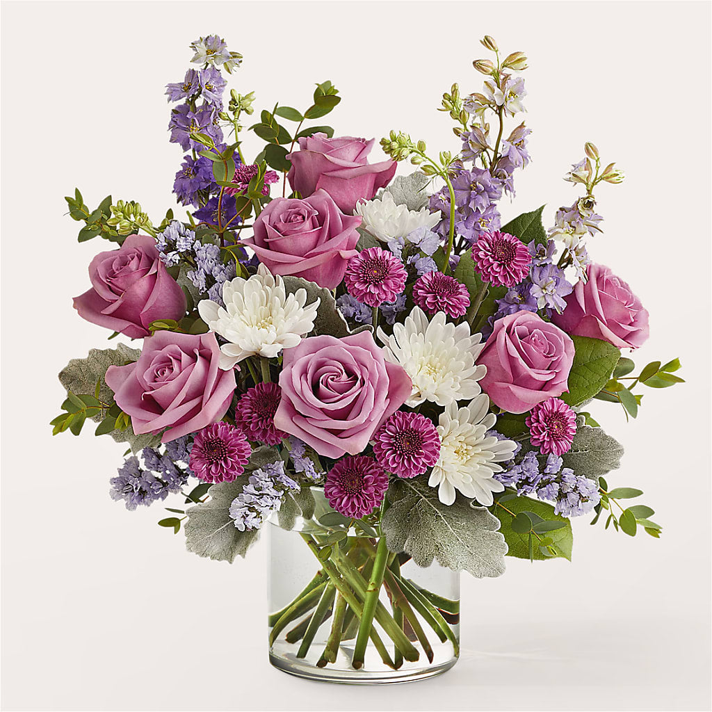 Violet Frost Bouquet – Greater Fayetteville Flower Shop, Springdale AR