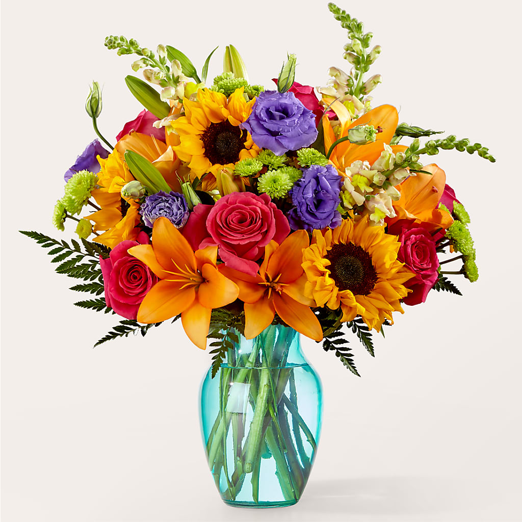 Double Rainbow Bouquet – Greater Fayetteville Flower Shop, Springdale AR