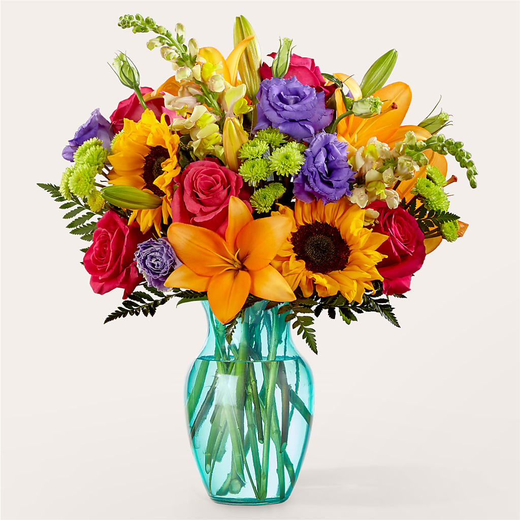 Double Rainbow Bouquet – Greater Fayetteville Flower Shop, Springdale AR