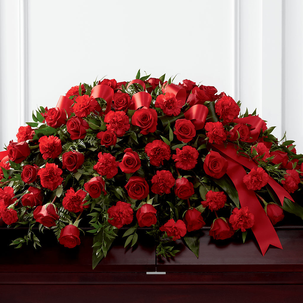 Tribute of Life Casket Spray – Greater Fayetteville Flower Shop, Springdale AR