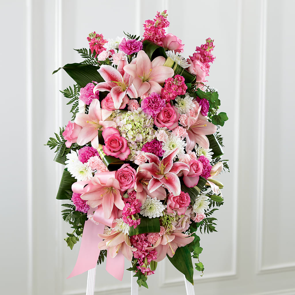 Comforting Standing Spray – Greater Fayetteville Flower Shop, Springdale AR