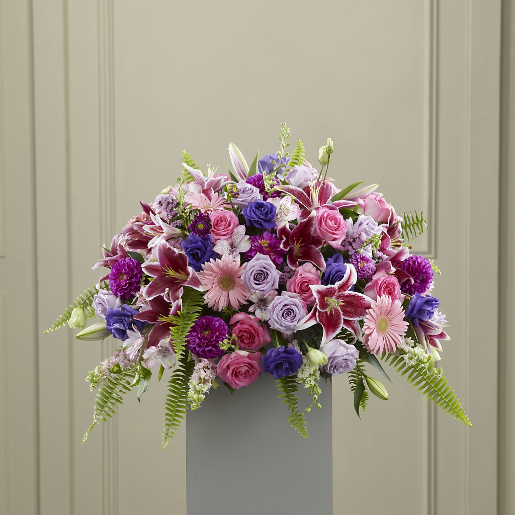 Fare Thee Well Pedestal – Greater Fayetteville Flower Shop, Springdale AR