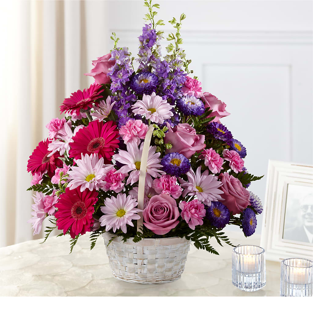 Pastel Peace Basket – Greater Fayetteville Flower Shop, Springdale AR