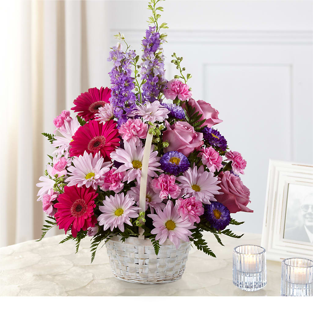 Pastel Peace Basket – Greater Fayetteville Flower Shop, Springdale AR