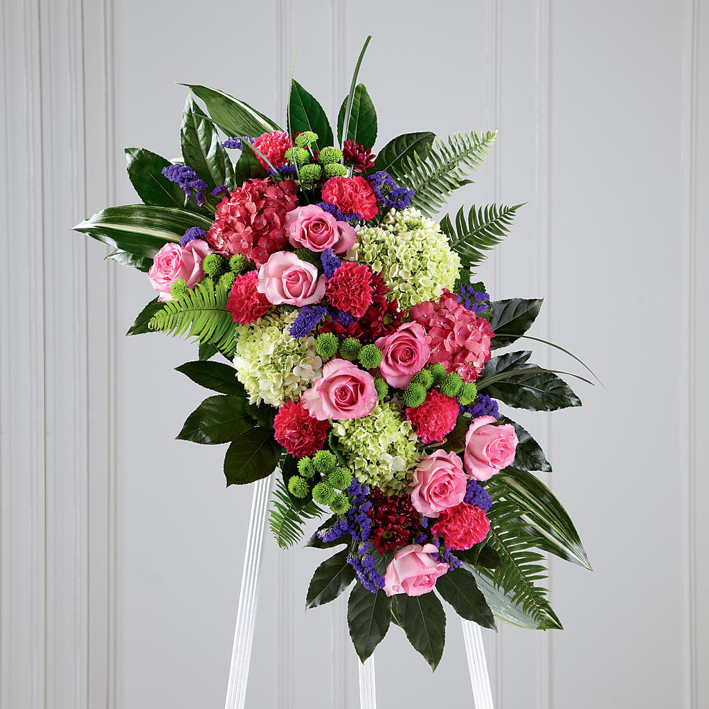 Refreshing Mix Standing Spray – Greater Fayetteville Flower Shop, Springdale AR