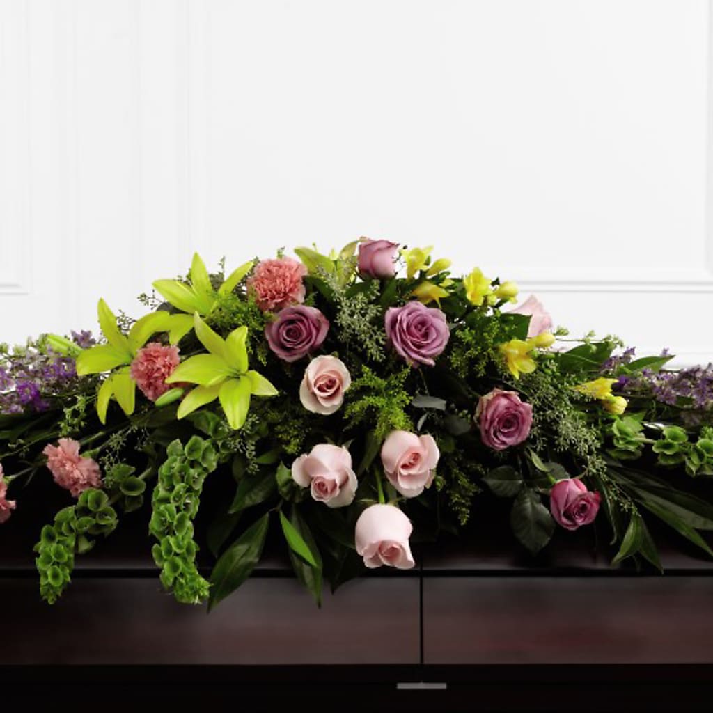 Forever Beloved Casket Spray – Greater Fayetteville Flower Shop, Springdale AR
