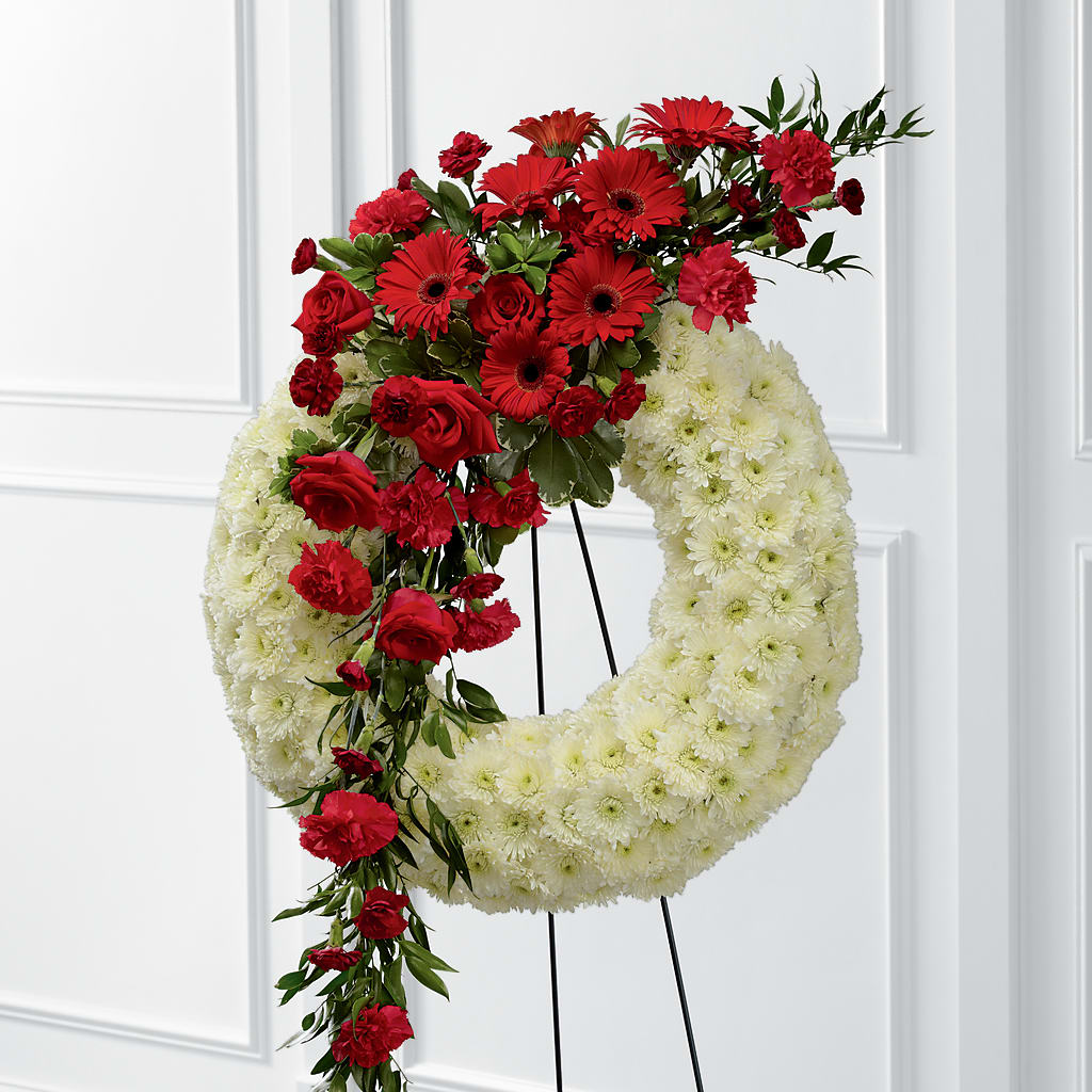 Graceful Tribute Wreath – Greater Fayetteville Flower Shop, Springdale AR
