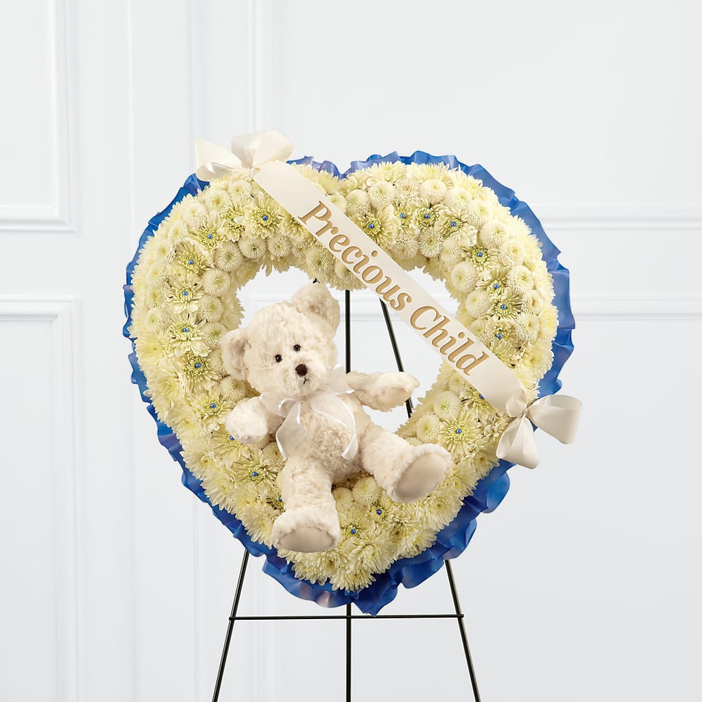 Precious Child Standing Heart – Greater Fayetteville Flower Shop, Springdale AR