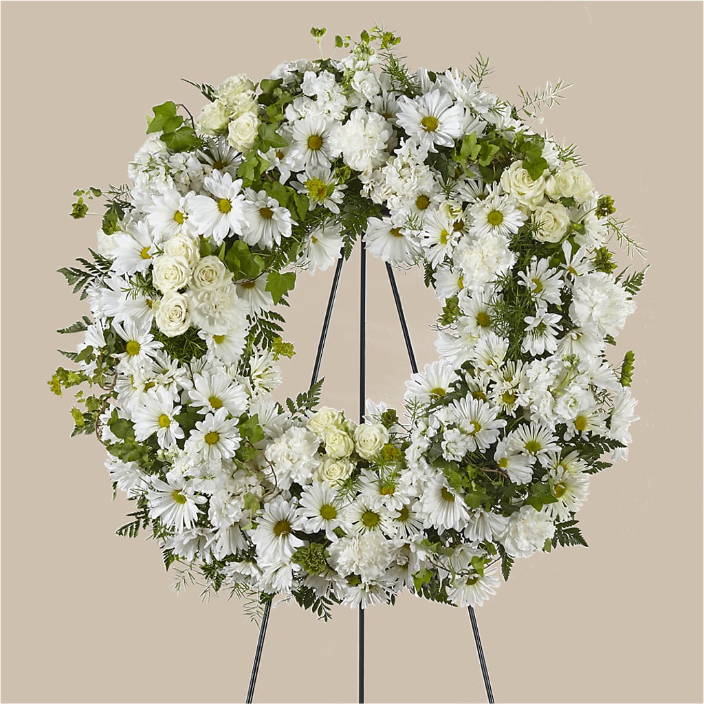 Faithful Wishes Wreath – Greater Fayetteville Flower Shop, Springdale AR