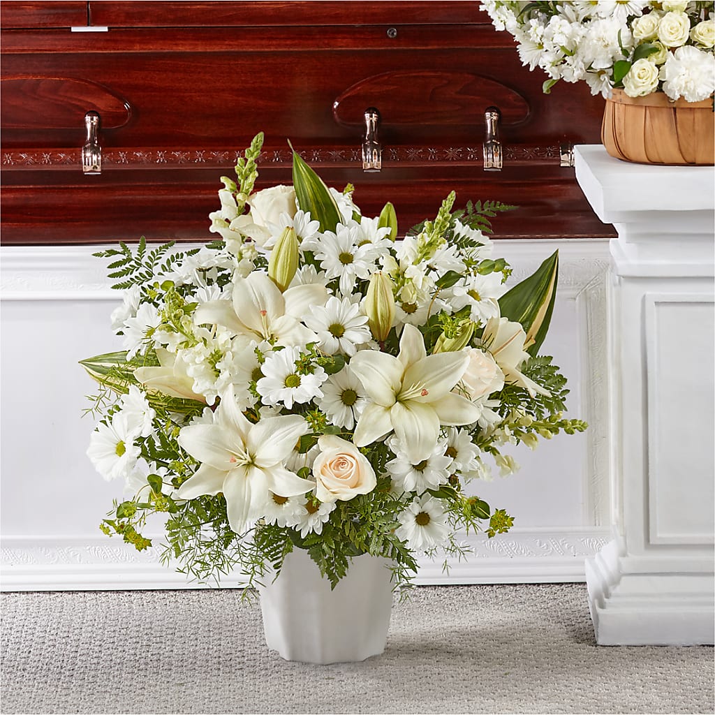 Thoughts of Tranquility Floor Basket – Greater Fayetteville Flower Shop, Springdale AR