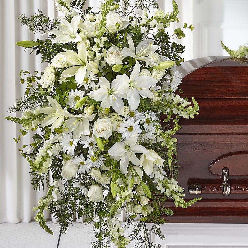 Loving Thoughts Standing Spray – Greater Fayetteville Flower Shop, Springdale AR