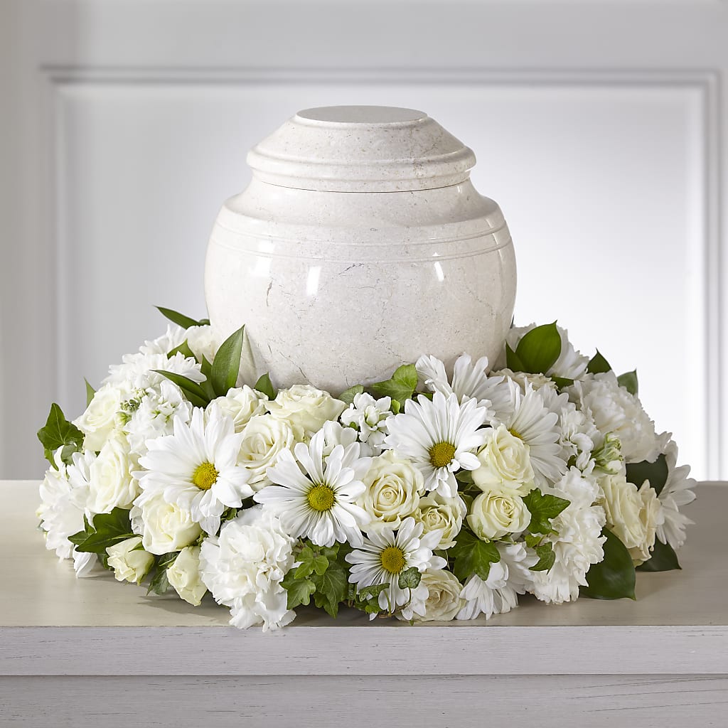 Ivory Gardens Cremation Adornment – Greater Fayetteville Flower Shop, Springdale AR