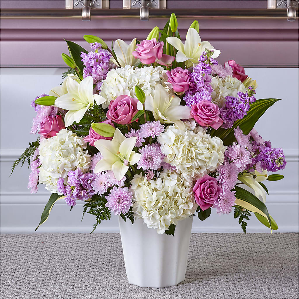 Heaven Sent Floor Basket – Greater Fayetteville Flower Shop, Springdale AR