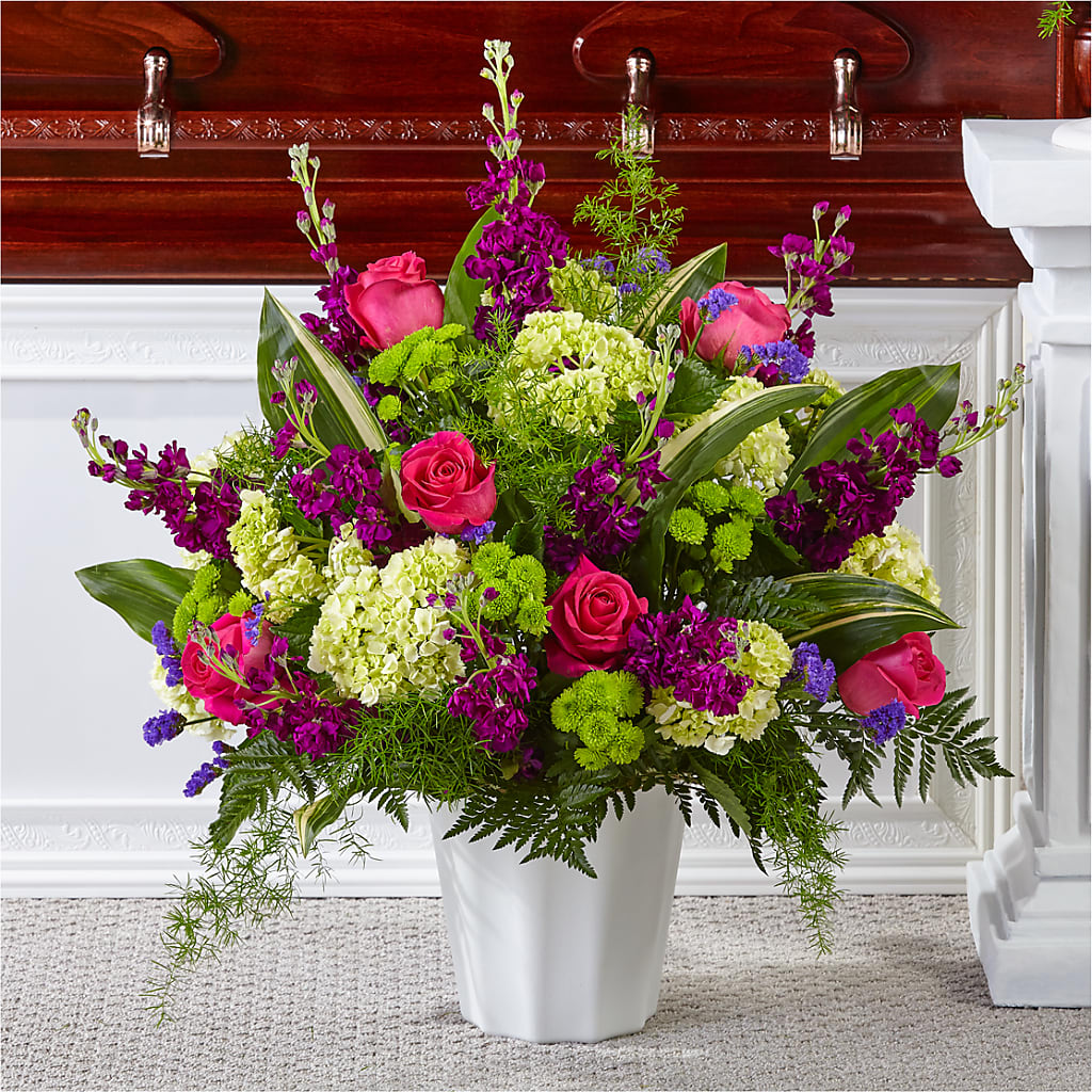 Beautiful Horizons Floor Basket – Greater Fayetteville Flower Shop, Springdale AR