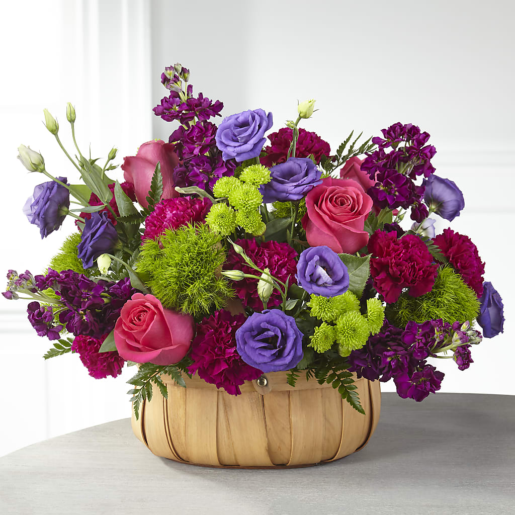 Serene Sanctuary Basket – Greater Fayetteville Flower Shop, Springdale AR