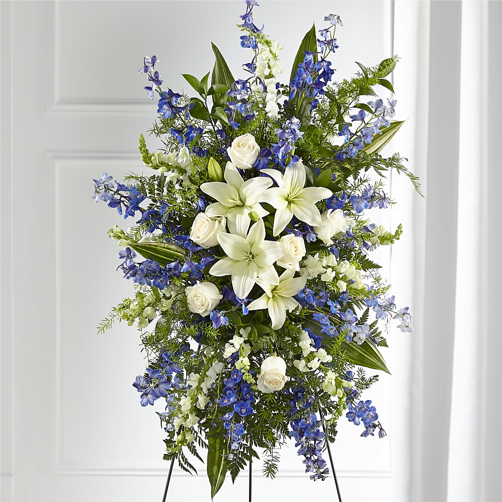 Faithful Friend Standing Spray – Greater Fayetteville Flower Shop, Springdale AR
