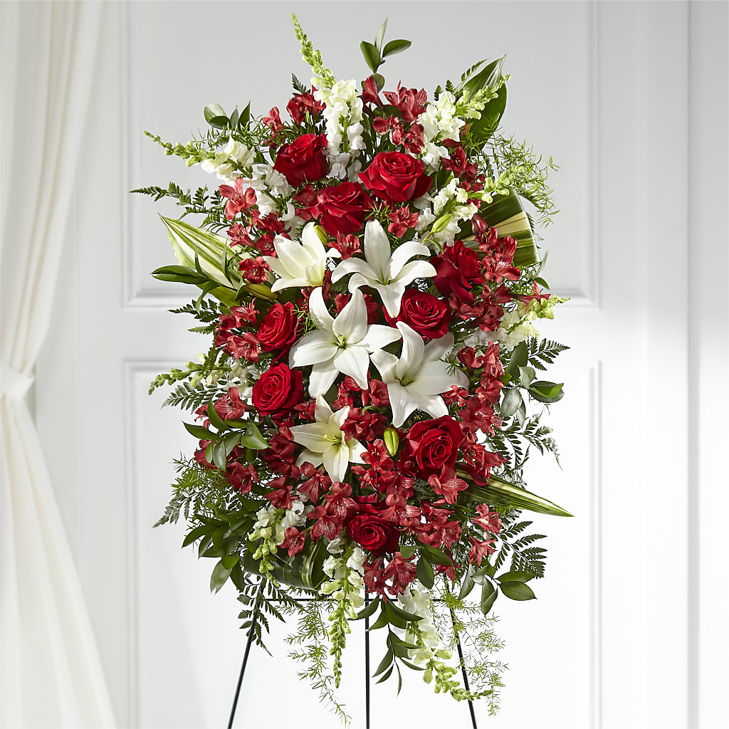 Everlasting Memory Standing Spray – Greater Fayetteville Flower Shop, Springdale AR