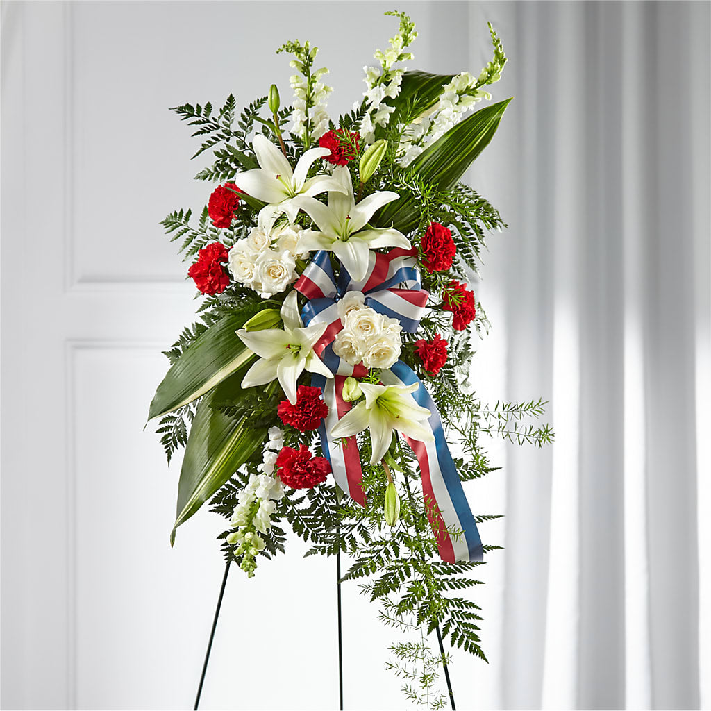 Stars of Life Standing Spray – Greater Fayetteville Flower Shop, Springdale AR