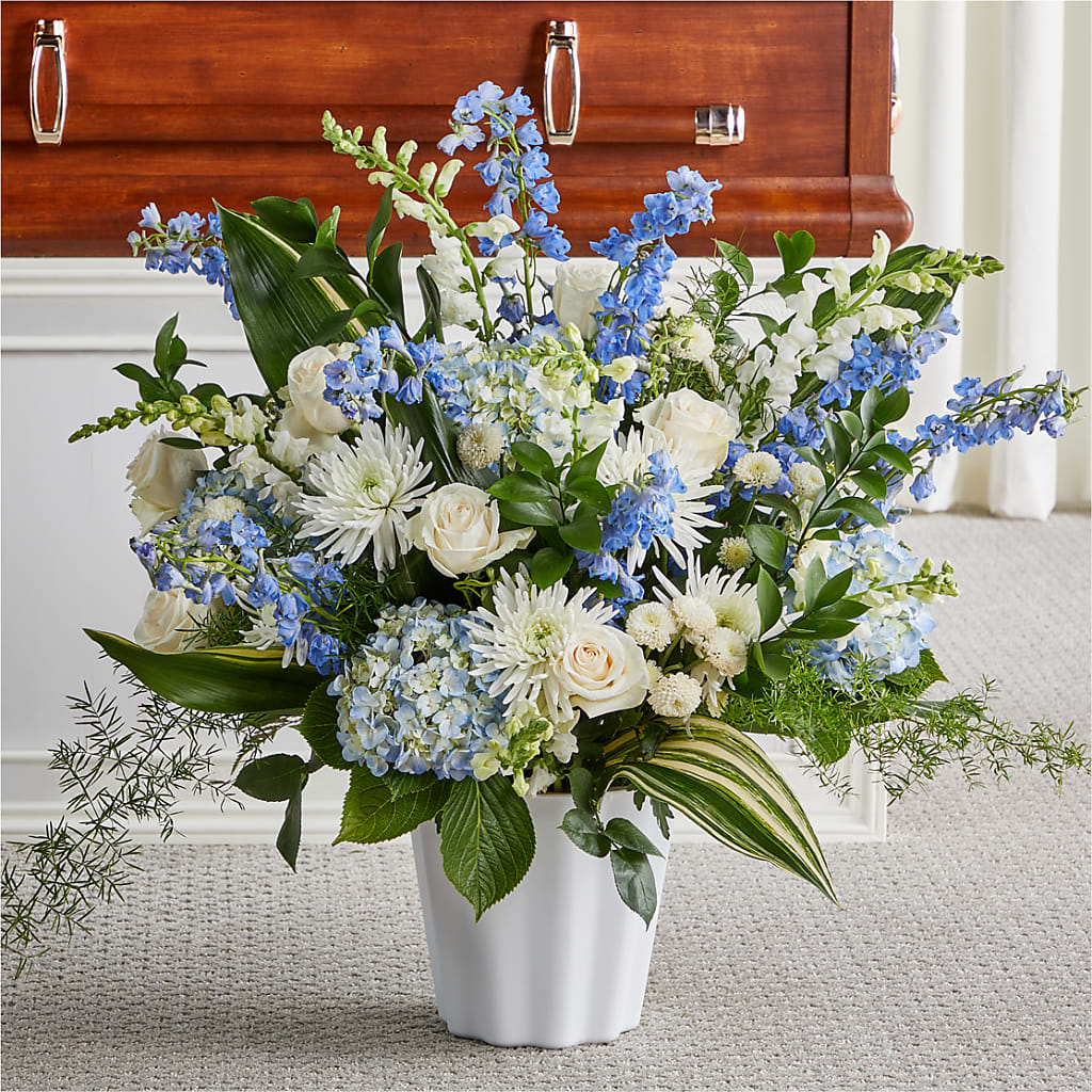 Everlasting Memories Floor Basket – Greater Fayetteville Flower Shop, Springdale AR