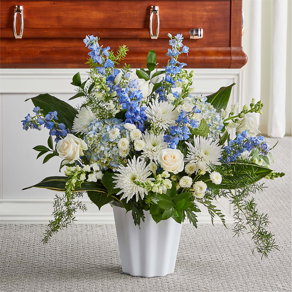 Everlasting Memories Floor Basket – Greater Fayetteville Flower Shop, Springdale AR