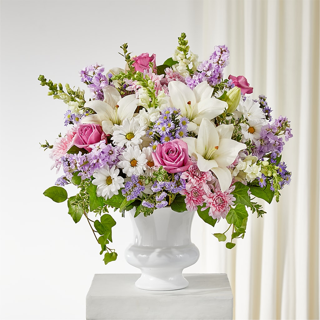 Remarkable Life Urn Arrangement – Greater Fayetteville Flower Shop, Springdale AR