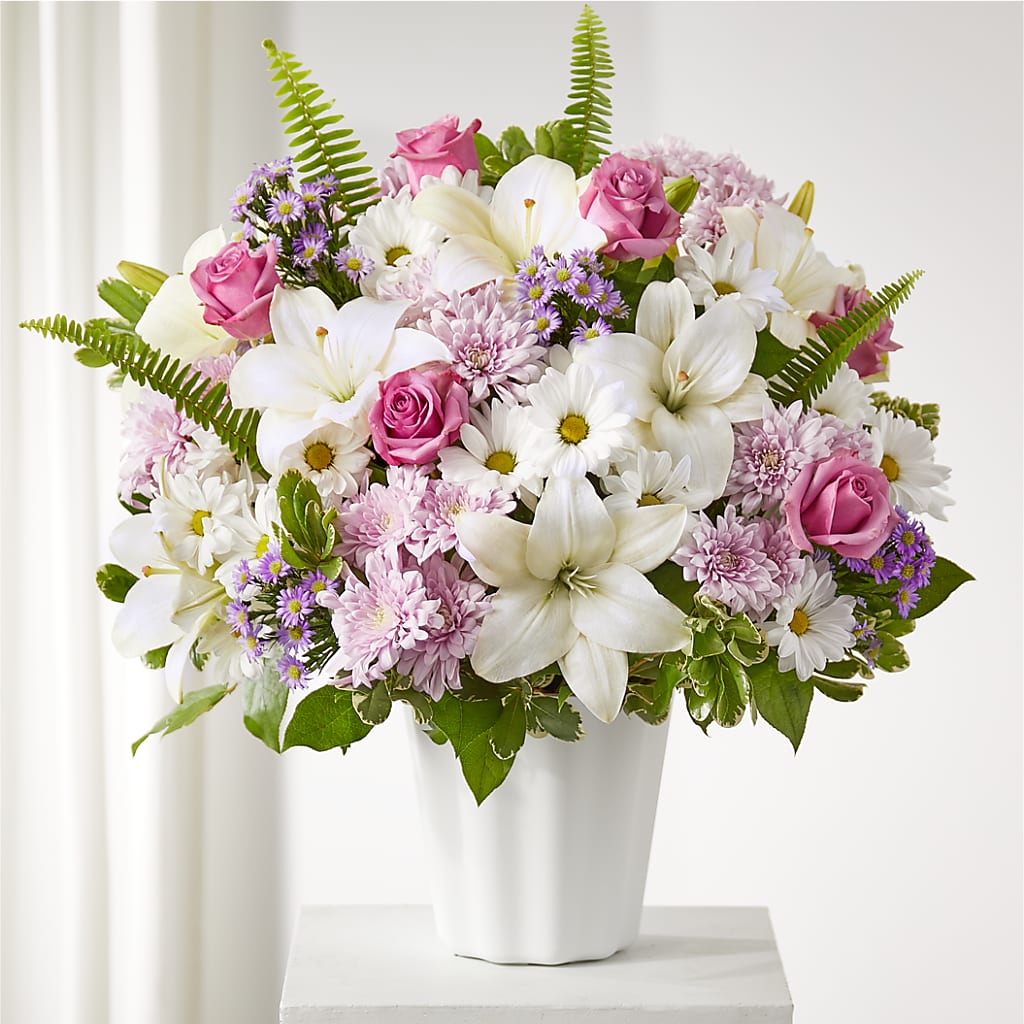 Warmest Thoughts Tabletop Basket – Greater Fayetteville Flower Shop, Springdale AR