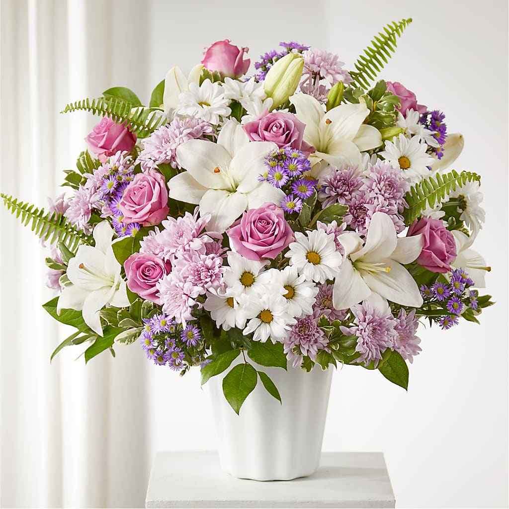 Warmest Thoughts Tabletop Basket – Greater Fayetteville Flower Shop, Springdale AR