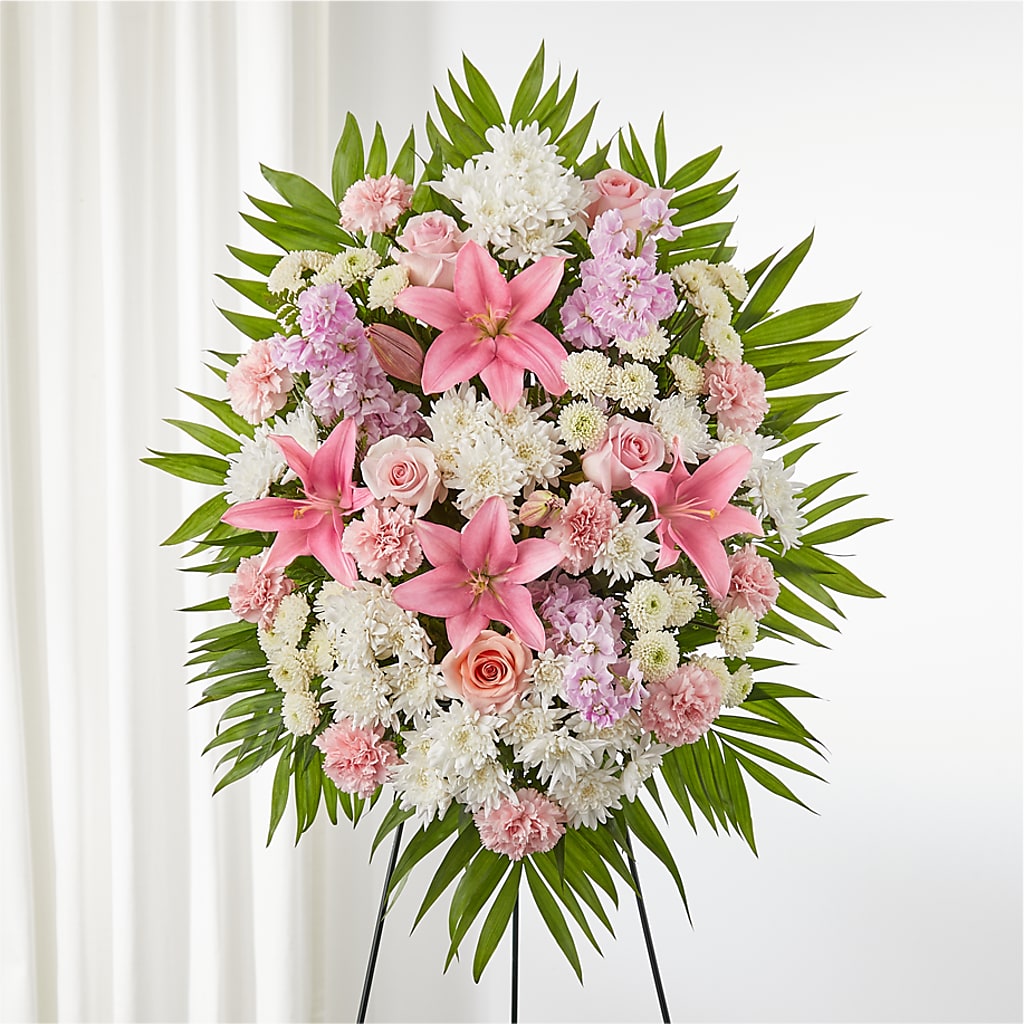 Offering Solace Standing Spray – Greater Fayetteville Flower Shop, Springdale AR