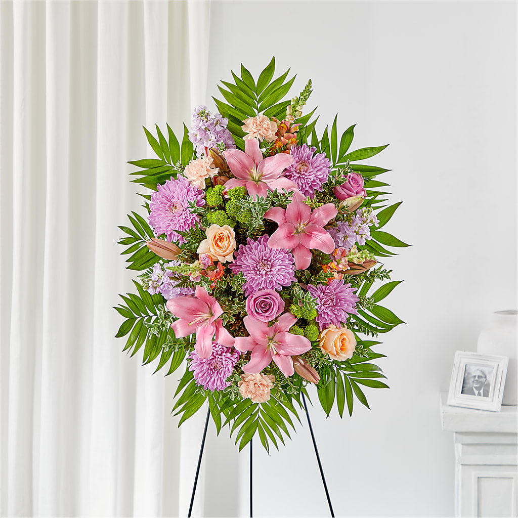 Love & Light Standing Spray – Greater Fayetteville Flower Shop, Springdale AR
