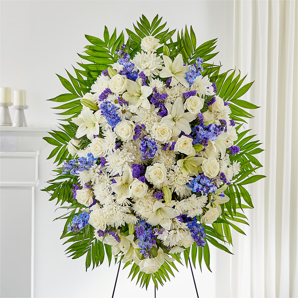 At Rest Standing Spray – Greater Fayetteville Flower Shop, Springdale AR