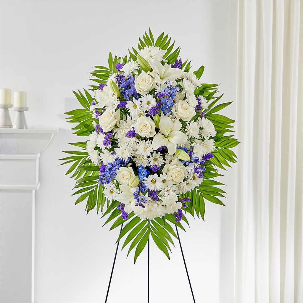 At Rest Standing Spray – Greater Fayetteville Flower Shop, Springdale AR