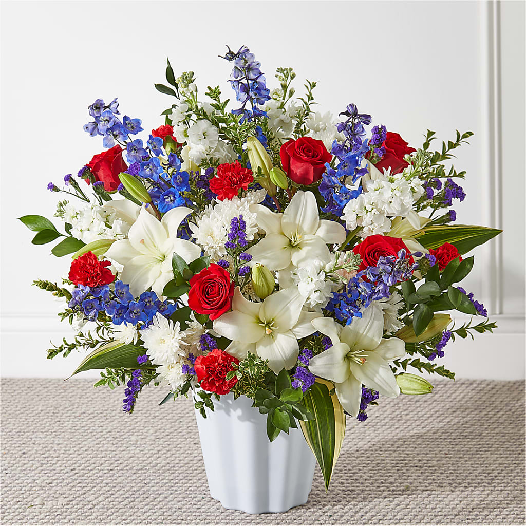 Consoled Floor Basket – Greater Fayetteville Flower Shop, Springdale AR
