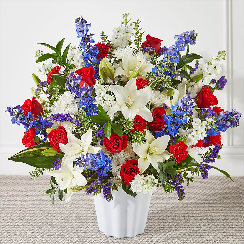 Consoled Floor Basket – Greater Fayetteville Flower Shop, Springdale AR